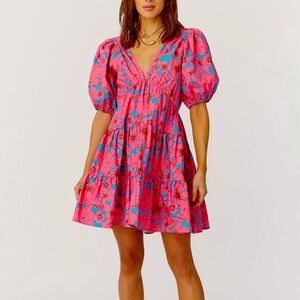Nissa Pink & Blue dress